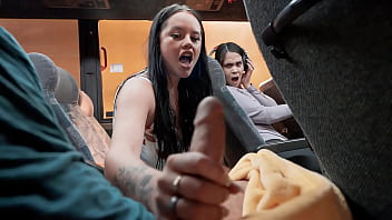 Furtive Fucking On The City Bus – Teen Slut