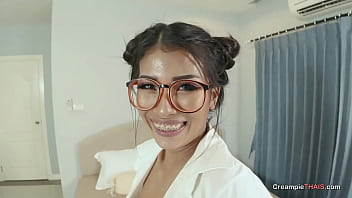 Mature Asian Educator Receives A Full Internal Load