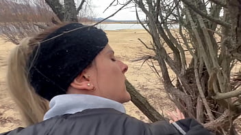 Frozen Lake Fuck: Icy Public Pounding