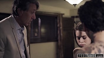Step-brother Discovers Step-sister Getting Ravaged By Their Step-father