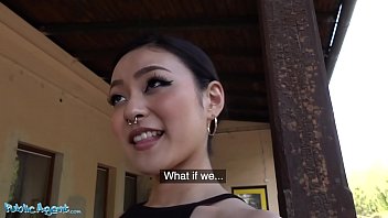 Sleazy Japanese Babe Rae Lil Black Gets Paid To Take Hard Cock