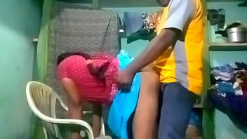 Country Instructor Takes His Pupil From Behind In The Barn