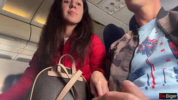 Exposed And Stroking In A Crowded Cabin: Flashing My Hard Cock Mid-flight