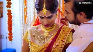 Desi Busty Newlywed Gets Railed By Her Ex In Front Of Her Cuckold Husband (hindi Audio)