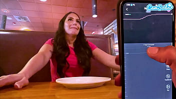 Unleashing A Public Orgasm With My Interactive Toy During Lunch Break