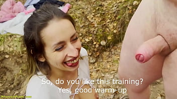 Bendy Slut Gets Pounded In The Open For All To See