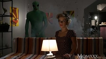Desperate Housewife Taken By Probing Alien Cock On Halloween Night