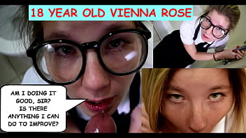 Am I Doing It Good, Sir? Is There Anything I Can Do To Improve? 18 Year Old Vienna Rose Talks Dirty And Sucks Dirty Old Man Joe Jon’s Cock