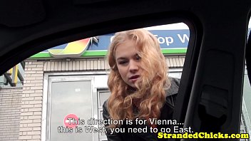 Naive Young Hitchhiker Gets A Face Full Of Hot Cum