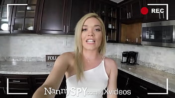 Sultry Blonde Nanny Teases Her Well-endowed Boss