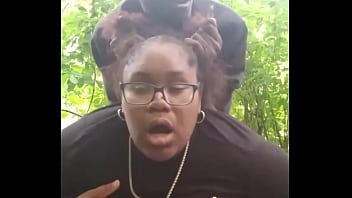 A Thick Juicy Ebony Slut Gets Her Big Booty Pounded Raw In Public
