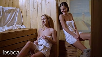 Sweaty Sapphic Sluts Alexis Crystal And Cindy Shine Fuck Each Other’s Sopping Wet Cunts To Screaming Climax In A Steamy Public Sauna