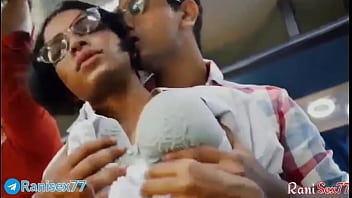 Young Girl Gets Pounded On A Moving Bus, Loud Hindi Moans