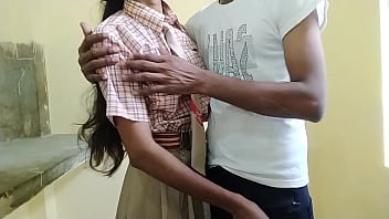 Rural Indian Schoolboy Deflowers His 18-year-old Girlfriend In Raw Village Passion