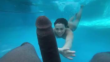 Amateur Teen Gets Slammed By Massive Black Cock Underwater