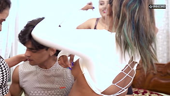 Desi Yoga Instructor Ravaged By Dominant Women In Public Outdoor Encounter With Hindi Moans