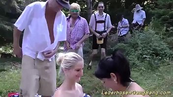 Feral Teutonic Pack Ravages Each Other In The Open Air