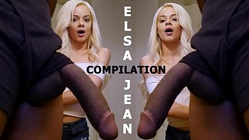 Tiny Teen Elsa Jean Overwhelmed By Massive Cocks In Intense Gangbang Compilation