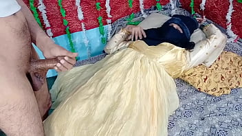 Desi Bride In Yellow Dress Gets Her Tight Pussy Pounded By A Massive Indian Cock In Hardcore Sex