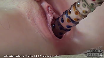 Amateur Coed Spreads Wide And Fucks Herself With A Toy On Camera For Her Debut