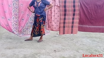Desi Village Wife Gets Pounded Doggystyle Outdoors By Her Lover