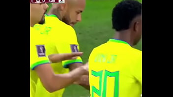 Brasil Arrombando O Cu Da Coreia Ao Vivo! Neymar E Sua Turma Gozam Na Comemoração