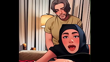 Hijabi Anime Babe Gets Pounded Doggystyle While Staring At The Camera