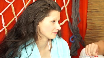 Slick With Oil And Aching For It, This Desperate Slut Begs The Masseur To Plunge His Thick Cock Deep Inside Her Dripping Cunt.