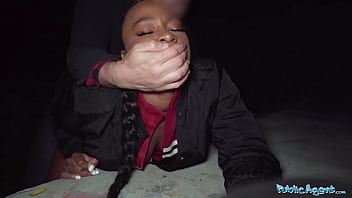 French Ebony Babe Craves Hardcore Fucking In Public