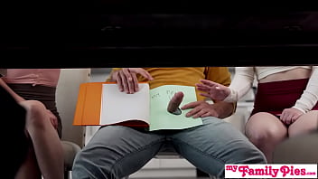 Step Mom Commands You To Sit Your Ass Down With That Tiny Pecker And Wait Until We Finish Our Dessert