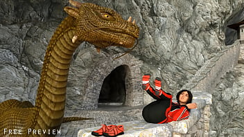Gulping Down A Tourist Feet-first, The Chinese Dragon’s Throat Stretches Obscenely Around Their Kicking Legs.