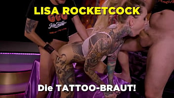 German Slut Spread Wide For Colombian Slut’s Gangbang Orgy