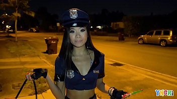 Spooky Halloween Treat: Asian Teen Vina Sky Gets Ravaged