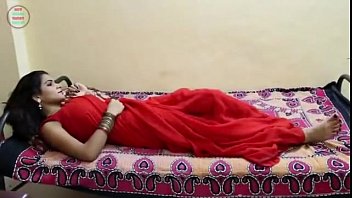 Sultry Indian Bhabhi Ravished In Crimson Saree