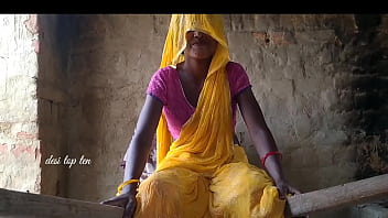 Desi Indian Wife In Yellow Saree Gets Pounded Hard By Her Husband