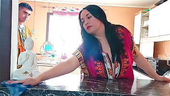 Sizzling Indian Stepmom Fucks Her Hungry Stepson In The Kitchen