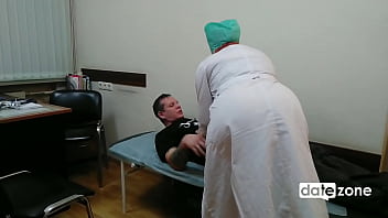 Between The Sterile Sheets, A Patient’s Feverish Examination Takes A Heated Turn.