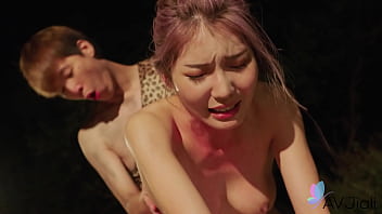 Li Zhiyan, The Chinese Beauty, Gets Pounded Mercilessly By A Man Deep In The Woods.