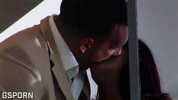 Voluptuous Ebony-haired Milf With Luscious Natural Tits Gets Railed By A Throbbing Hard Cock