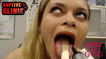 Destiny Cruz Gives A Sloppy Throat Exam To Dr. Tampa In The Quarantine Clinic, Gagging On His Cock During A Live Chaturbate Stream In The Covid Pandemic, Full Video Part 3 Of 27 Reupload