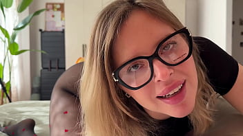 The Bespectacled Geography Mistress Guides Your Hand To Her Hidden Passage