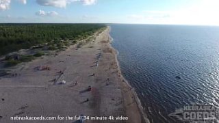 Exposed On The Shore: Jesse And I Getting Off Under The Sun