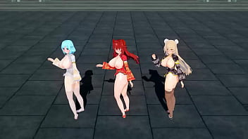 Busty Virtual Babes Ring In The Lunar New Year With Seductive Moves