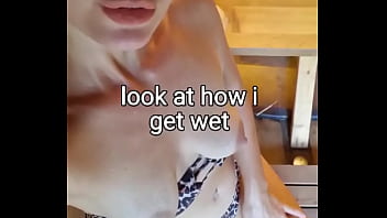 Hot Asian Brunette In Bikini Shows Off Her Tattoos