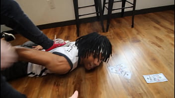 Midget Blonde White Girl Cops Raid Local Stash House And Seize Custody Of Big Black Cock For Fucking
