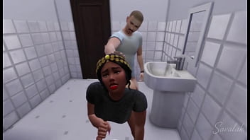 A Fiery Latina Stud Pounds A Sultry Arab Babe In The Nightclub’s Dark Corner