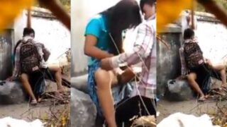 College Girl From Nepal Gets Pounded Hard In The Open By Her Boyfriend