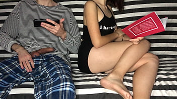 Step Brother Guided My Hand To His Cock And I Was Shocked By His Incredible Skill, He Made Me Cum So Hard