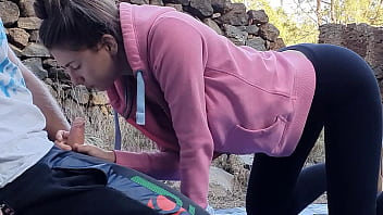 Exposed And Defiant: Taking The Innocent Brunette Teen In The Wild