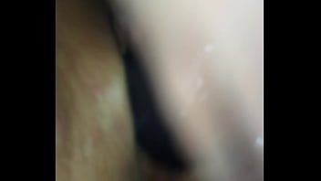 Gaping Wife Gushes On Massive Ebony Shaft